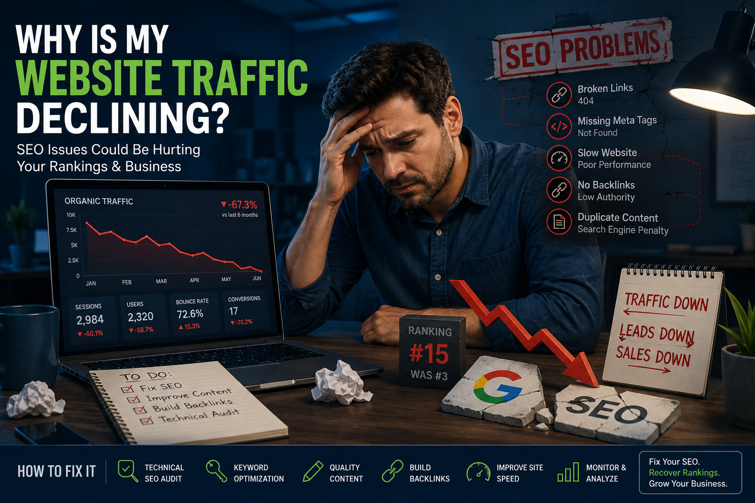 10 Common SEO Mistakes That Are Killing Your Website Traffic