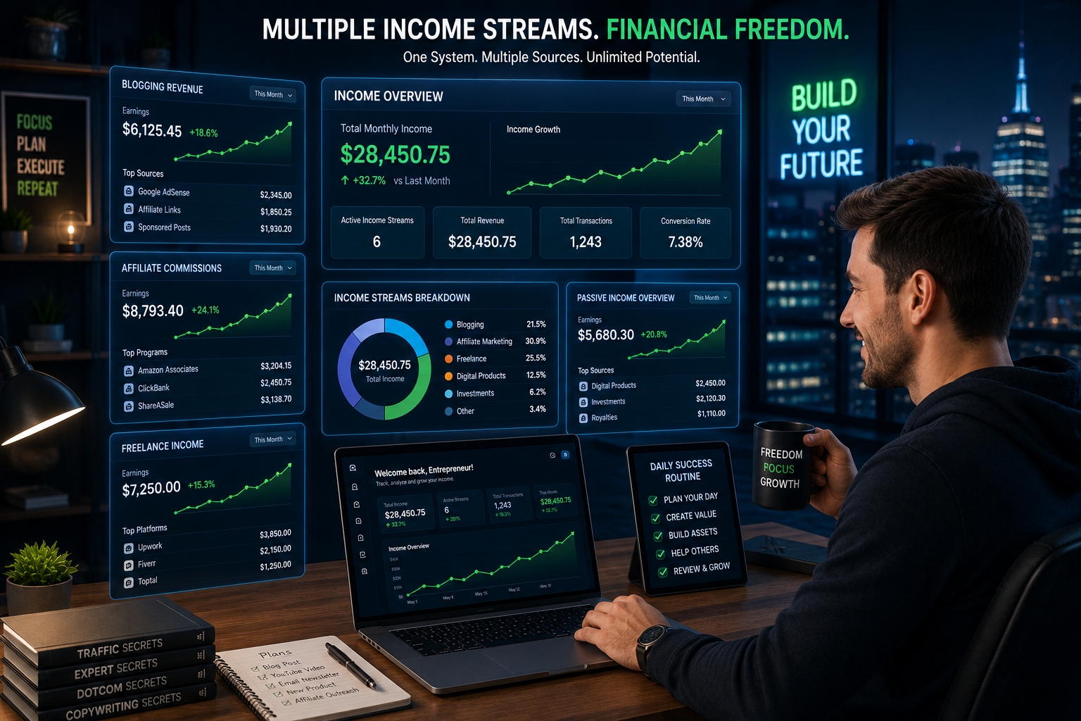 How to Build Multiple Streams of Income Online in 2026